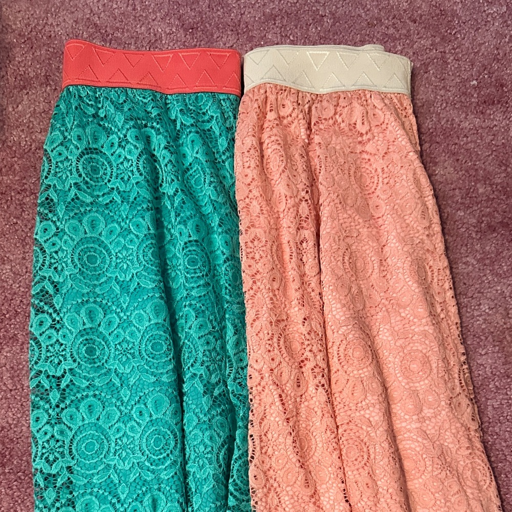 Lot of 2 LuLaRoe Lola Skirts